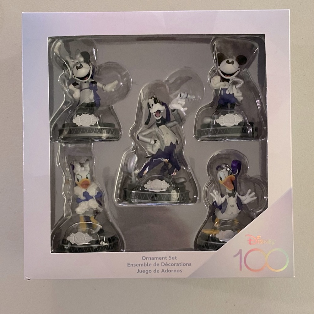 Disney 100 Black and White Ornaments